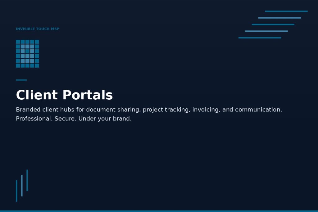 Custom client portal development for Tampa Bay service businesses
